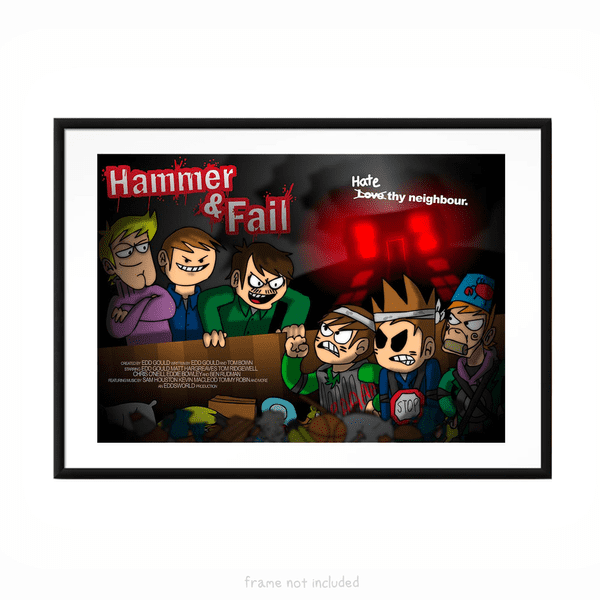 Eddsworld - Hammer & Fail Poster
