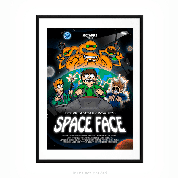 Eddsworld - Space Face Poster